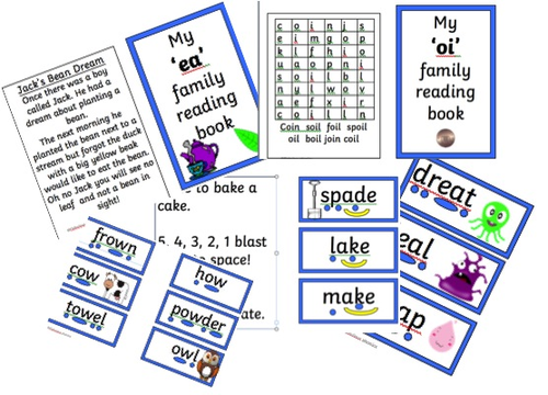 RW I set 3  17 individual booklets EYFS Year 1 Reception phonics Green words decodable