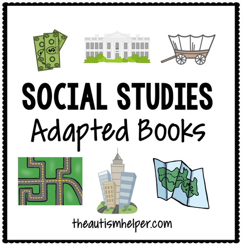 Social Studies Adapted Books {for special education}