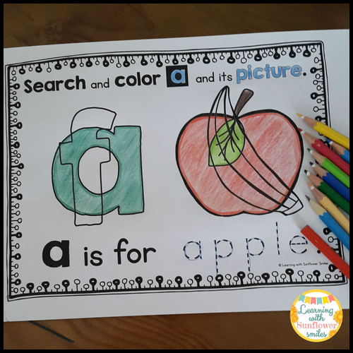 Alphabet Foreground and Background