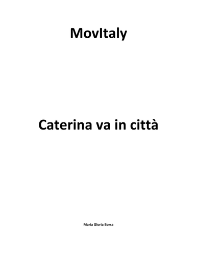 MovieItaly: Caterina va in città