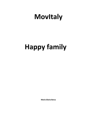 MovieItaly: Happy Family (Gabriele Salvatores)