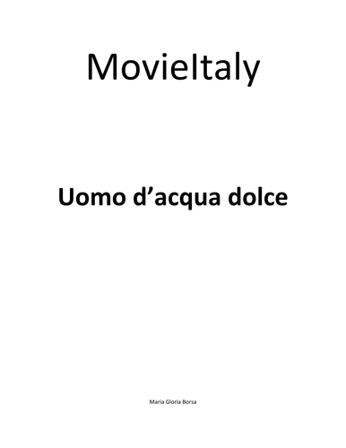 MovieItaly: the first bundle!