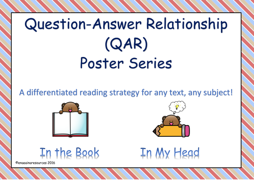 Question-Answer Relationship – Reading Strategy