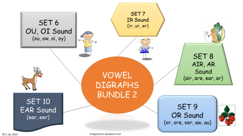 Vowel Digraphs Bundle 2