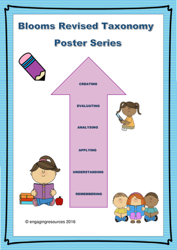 Blooms Revised Taxonomy - Poster Activity Series