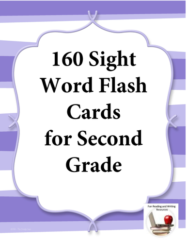 160-sight-words-for-second-grade-teaching-resources