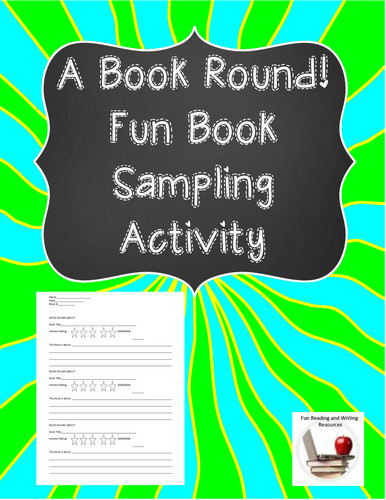 A Book Round - Fun Book Sampling Activity
