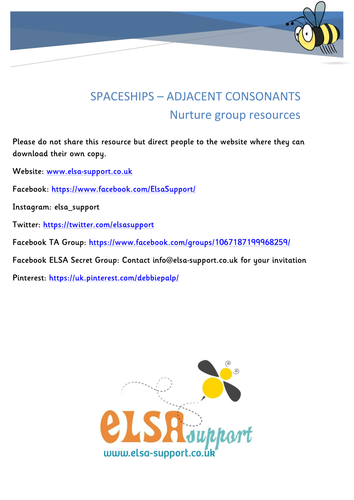 Spaceships - Adjacent consonants