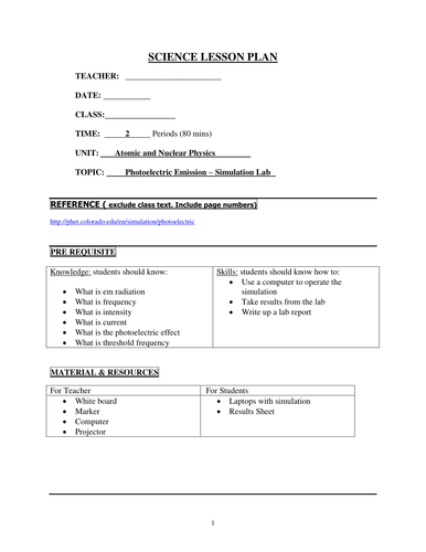 Photoelectric Effect