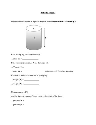 Pressure | Teaching Resources