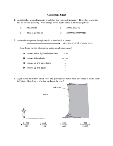 Sound Waves | Teaching Resources