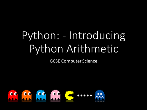 OCR - Python Lesson 4 - Arithmetic