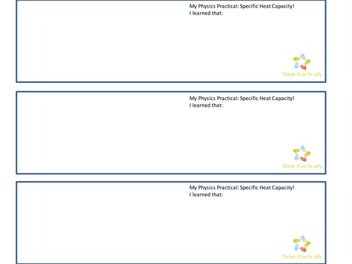 New AQA Physics GCSE Energy Lesson 8 Specific Heat Capacity