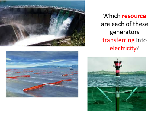 New AQA GCSE Physics Energy Lesson 17 Hydroelectric Waves and Tides
