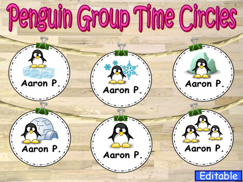 Penguin Group Time Circles