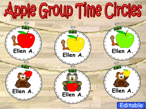 Apple Group Time Circles