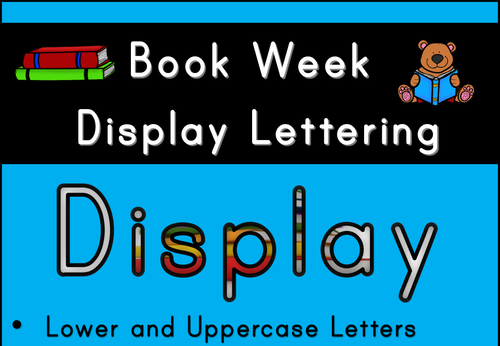 Book Week Display Lettering