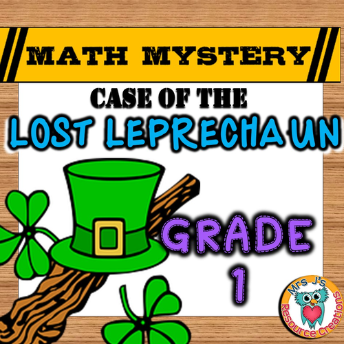 St Patrick's Day Math Mystery (GRADE 1)