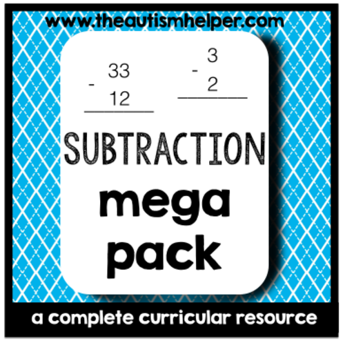 Subtraction Mega Pack {a complete curricular resource}