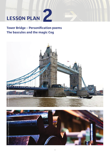 Personification poems using Tower Bridge in London as a stimulus