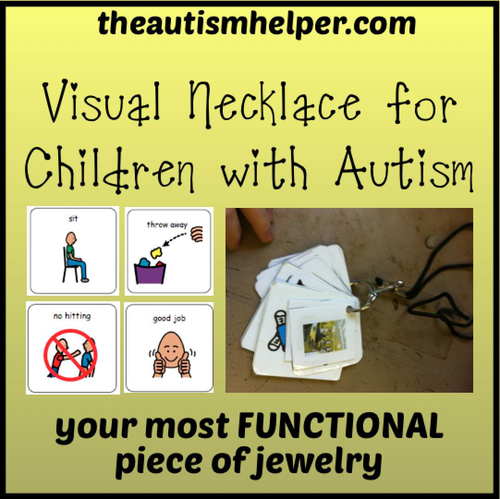 Visual Necklace for Children with Autism