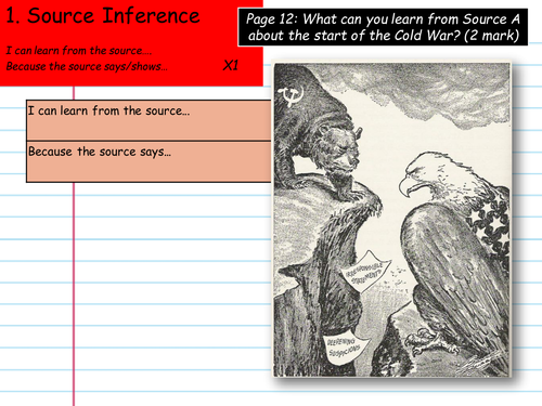 The Cold War (SOW) (20/25 lessons) Start/ Middle/ End (1945-1991) (Student work book included)