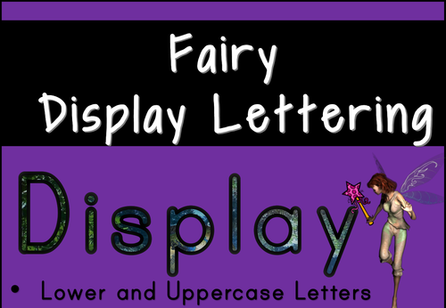 Fairy Display Lettering