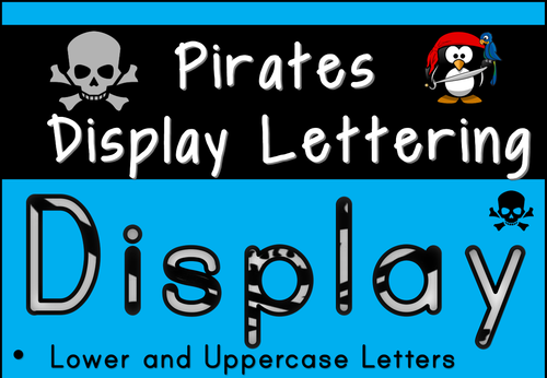 Pirates Display Lettering