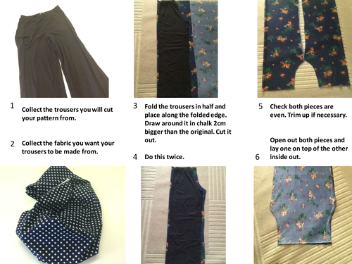 Year 9 (GCSE Textiles) Pyjama Bottoms