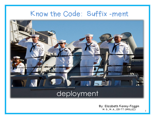 Know the Code: Suffix "-ment"