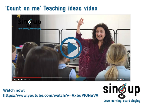 'Count on me' Teaching Ideas
