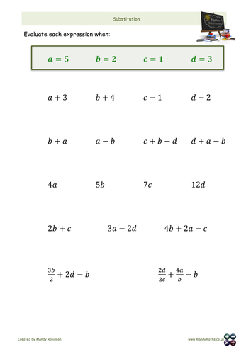 bundle-simple-algebra-substitution-equations-animated-powerpoints