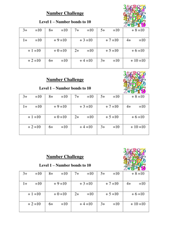 Year 2 arithmetic weekly challenges