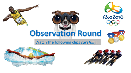 The Oylmpics Observation Quiz! Ideal for Form Time