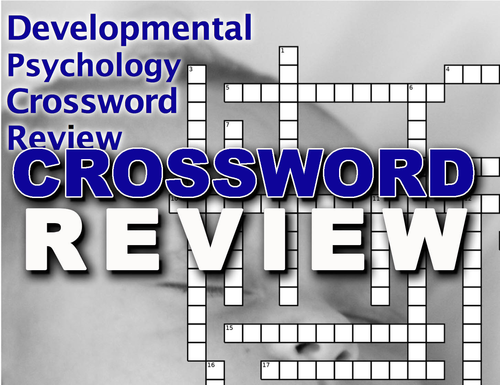 Developmental Crossword Puzzle Review Teaching Resources