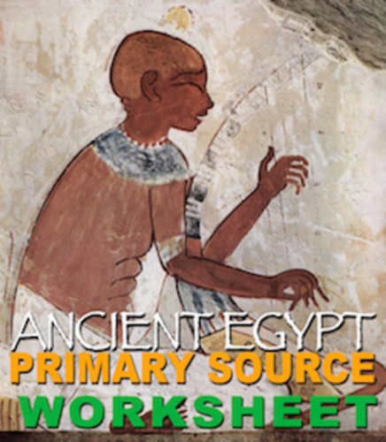 Ancient Egyptian Poem Primary Source Worksheet