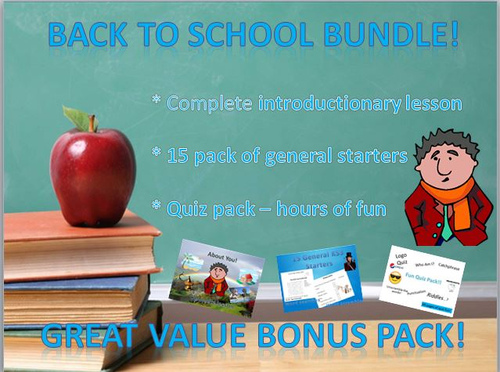 Back to School Bundle Pack