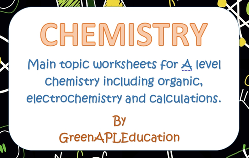 Chemistry: Back to school A Level Year 2