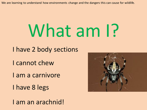 Y4 Living Things - Lesson 6, environmental changes (Planning, PP, Resources)