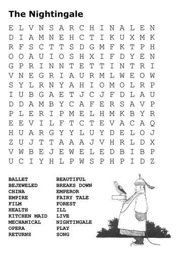The Nightingale Word Search