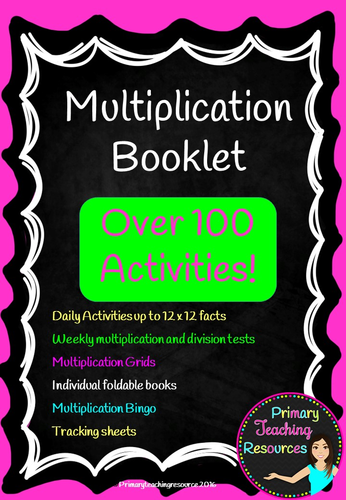 12 x 12 Times tables bumper bundle pack includes activities, assessments, bingo and much more!