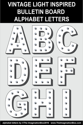 Poster Board Printable Out Letters