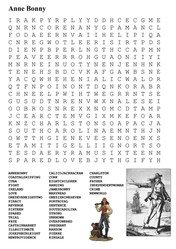 Pirates Word Search Pack