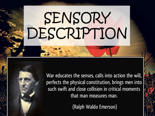 War Writing: Using Art to improve sensory description