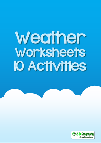 Weather worksheets - 10 activities