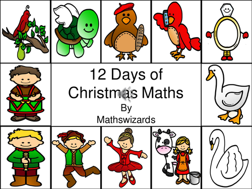 12  Days of Christmas Maths Power point