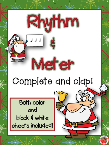 Rhythm and Meter with a Santa theme