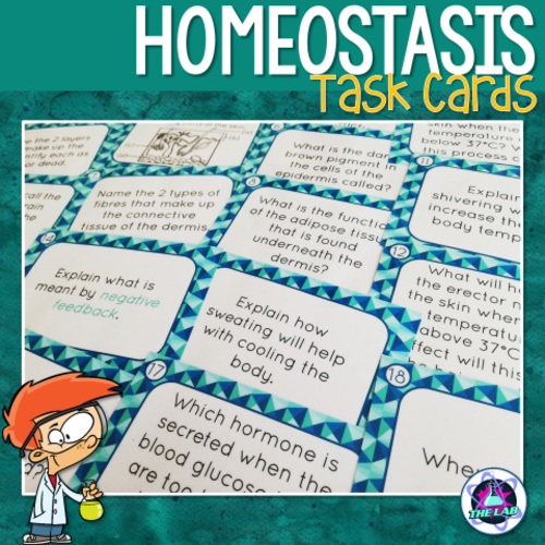 Homeostasis Task Cards