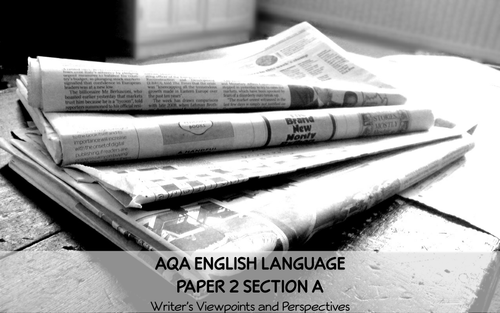 English Language Paper 2 Section A (Collection 1- War) AQA GCSE