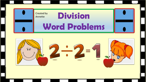 Division Word Problems